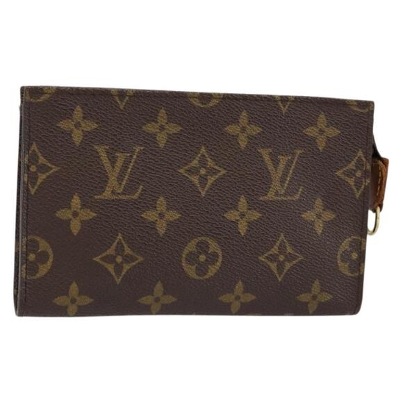 LOUIS VUITTON Monogram Bucket PM Accessory Pouch LV Auth BA7528